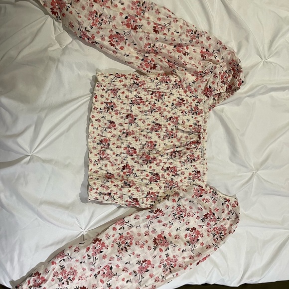 American Eagle Floral cropped longsleeve - Picture 4 of 6